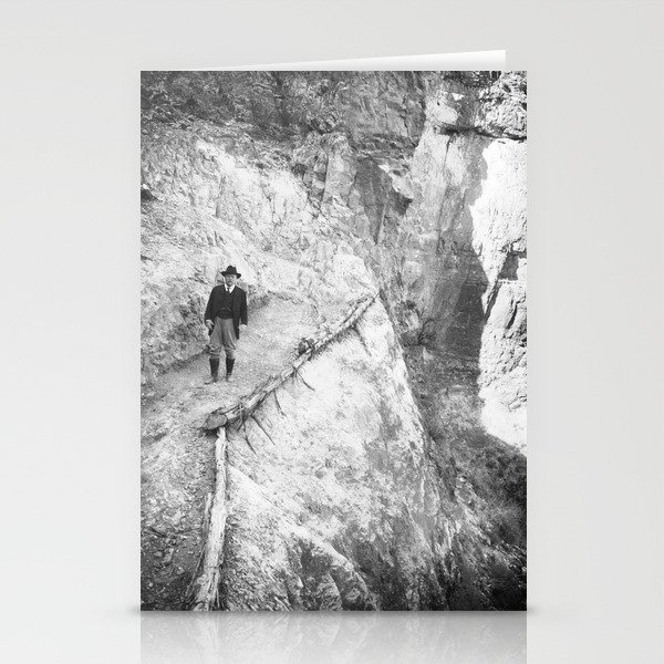 Teddy Roosevelt On Jacob's Ladder - Grand Canyon National Park - 1911 Stationery Cards