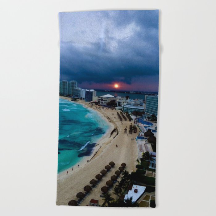 Cancún Mexico Beach Towel By Catlameownahan Society6 Mexico Beach Towel By Catlameownahan