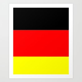 Flag of Germany Art Print