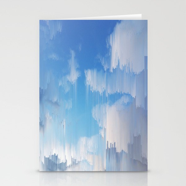 Glitch in the Sky Stationery Cards