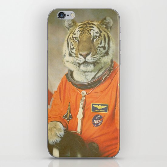 Moon Tiger iPhone & iPod Skin