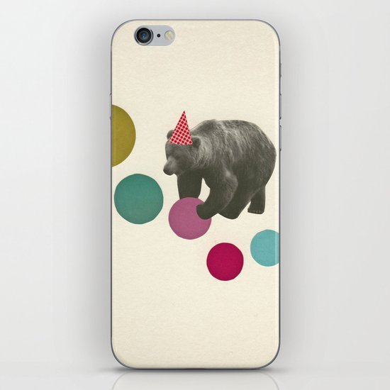 Birthday Bear iPhone & iPod Skin