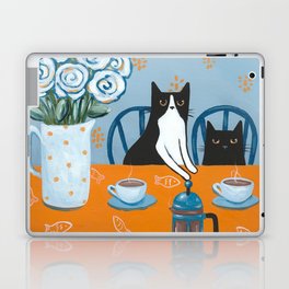 Cats and a French Press Laptop & iPad Skin