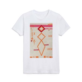 Vintage Oriental Moroccan Berber Rug Artwork Kids T Shirt