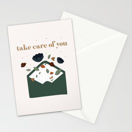 Take care of you Stationery Cards