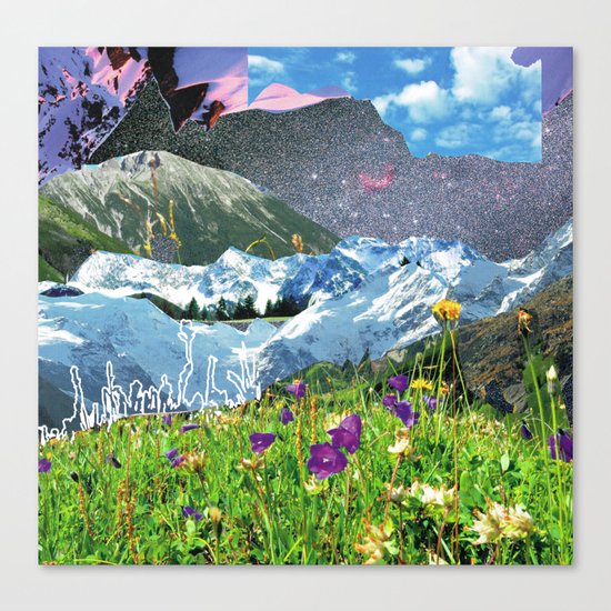 Experiment am Berg 31 Canvas Print