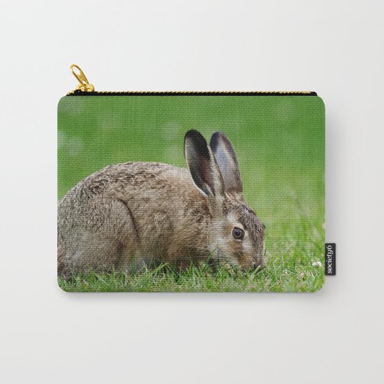 Lepus europaeus young hare Carry-All Pouch