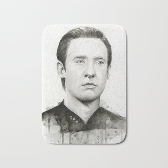 Data TNG Portrait Bath Mat