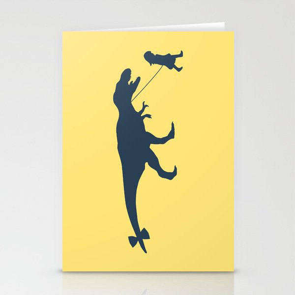 Walking my beast Stationery Cards