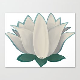 White Lotus Canvas Print