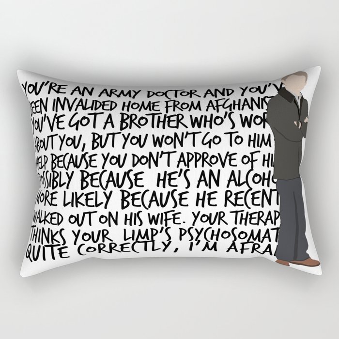John Watson Rectangular Pillow