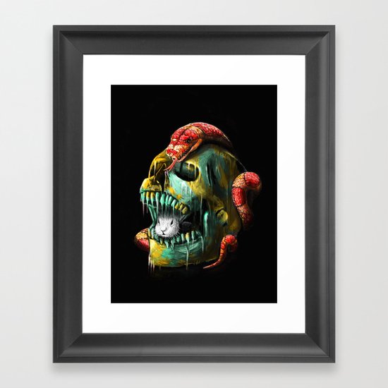 Fear and Desire Framed Art Print