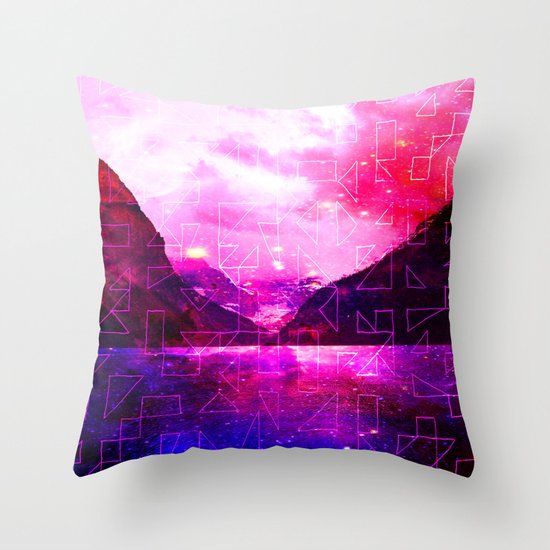 Spaced Louise Throw Pillow