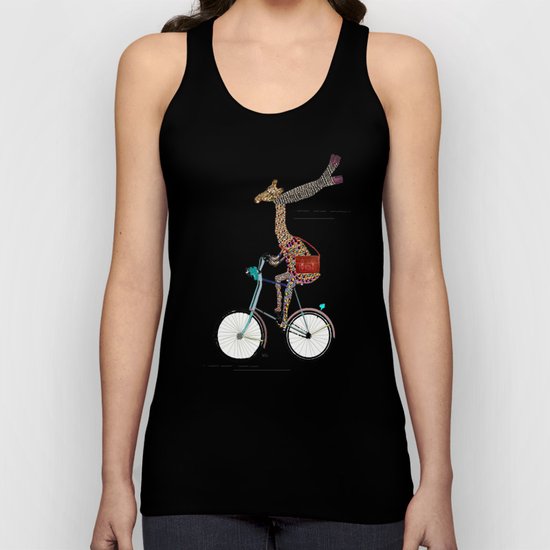 Giraffes School Days Unisex Tank Top