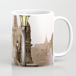 Charles Bridge in medieval city of Prague- Czech Republic. Coffee Mug