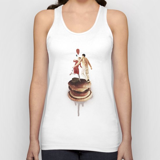 These Burgers Are Crazy II | Collage Unisex Tank Top