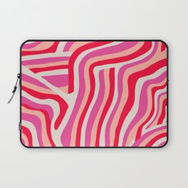 pink zebra stripes Laptop Sleeve