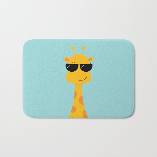 Cool Giraffe Bath Mat