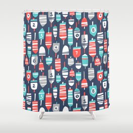 Oh Buoy! Shower Curtain