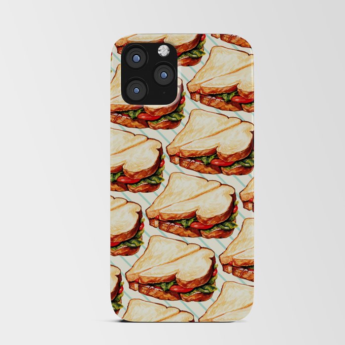 Sandwich Pattern - Lunch iPhone Card Case