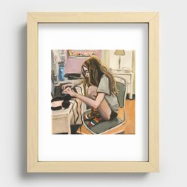 Zooming Recessed Framed Print