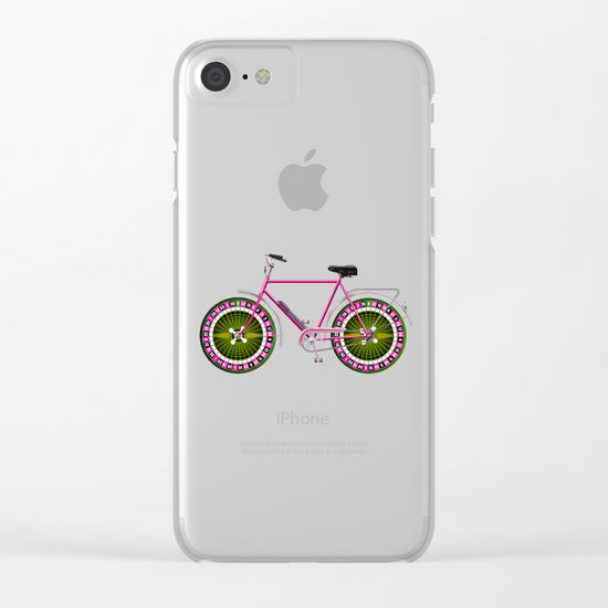 Rulette bike Clear iPhone Case