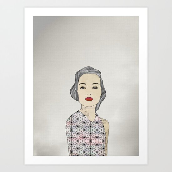 Silver Art Print