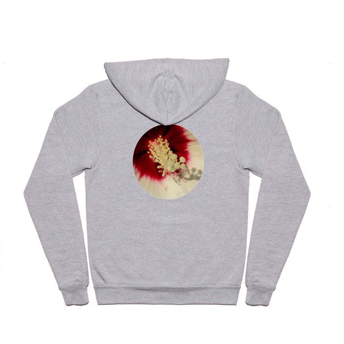 Hibiscus Flower Close Up Photography Floral Art Hoody