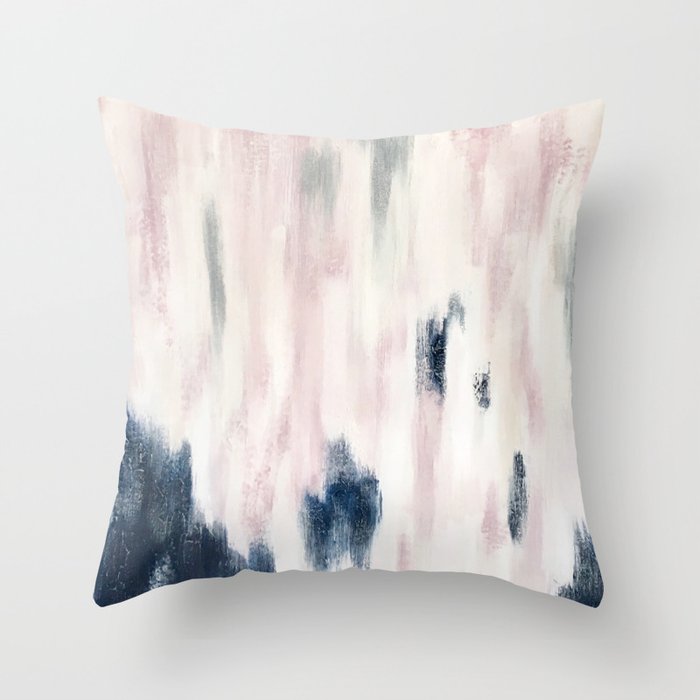 Blush and sales blue pillows