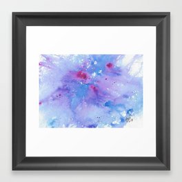Blueberry Explosion Framed Art Print