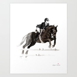 Horse (Jumper II) Art Print