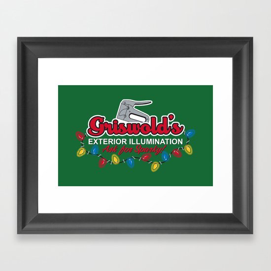 Griswold's Exterior Illumination Framed Art Print