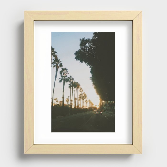Melrose Avenue, Los Angeles, CA Recessed Framed Print