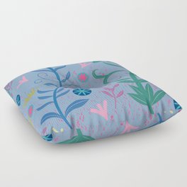 Flower Pattern Design Floor Pillow