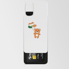 Bear With Ireland Balloons Cute Animals Happiness Android Card Case