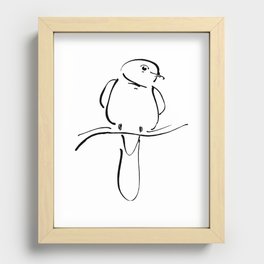 Ink Bird Recessed Framed Print