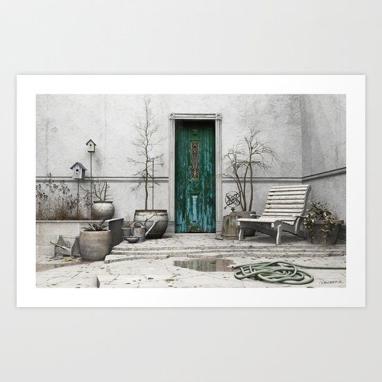 Winter Garden Art Print