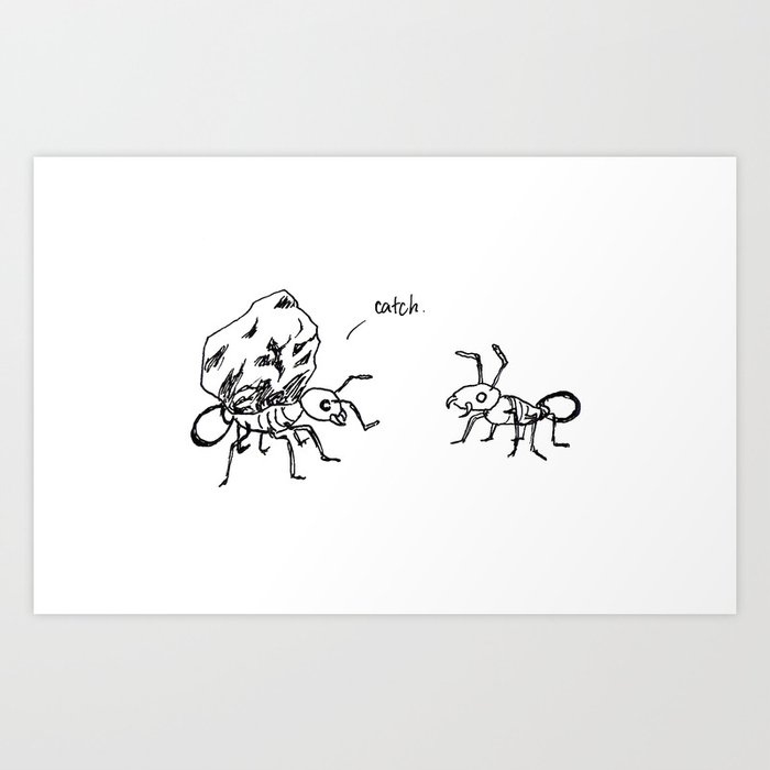Ants Art Print