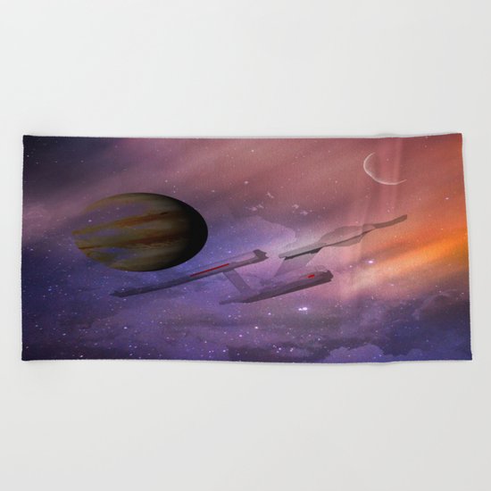 Maiden voyage Beach Towel