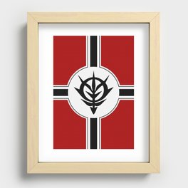 Principality of Zeon Flag Recessed Framed Print