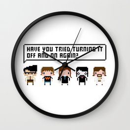 The IT Crowd Characters Wall Clock