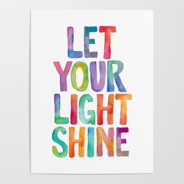 Let Your Light Shine Poster