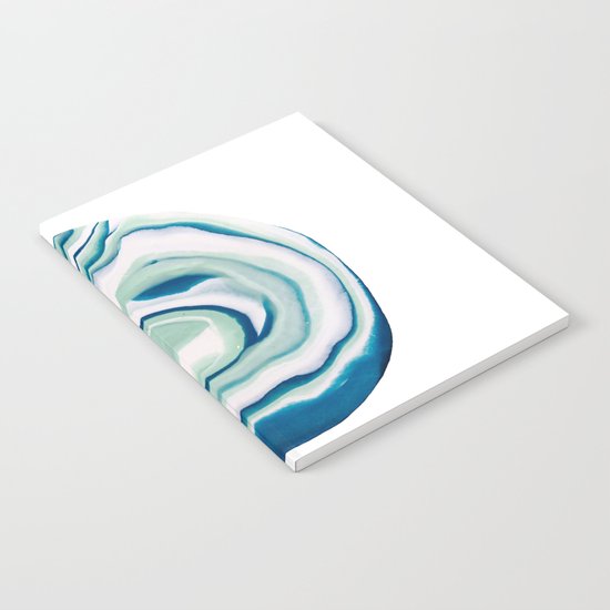 Marbling Turquoise Dreams Notebook