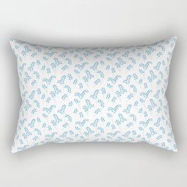 blue spring Rectangular Pillow