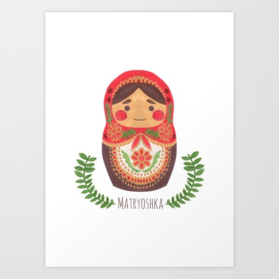 Matryoshka Doll Art Print