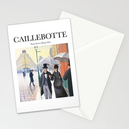 Caillebotte - Paris Street; Rainy Day Stationery Card