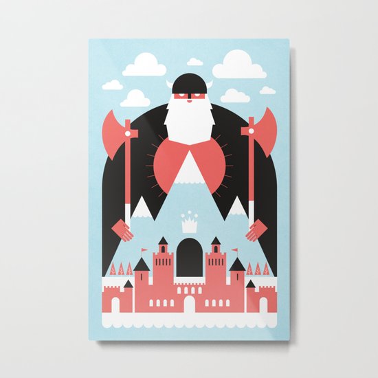 King of the Mountain Metal Print