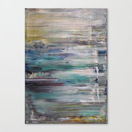 Gerhard Richter-Style Abstraction Canvas Print