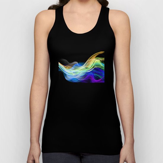Color smoke. Unisex Tank Top