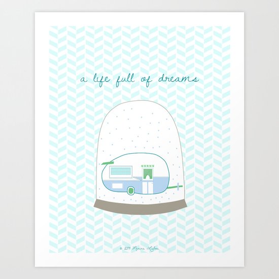 A life full of dreams Art Print